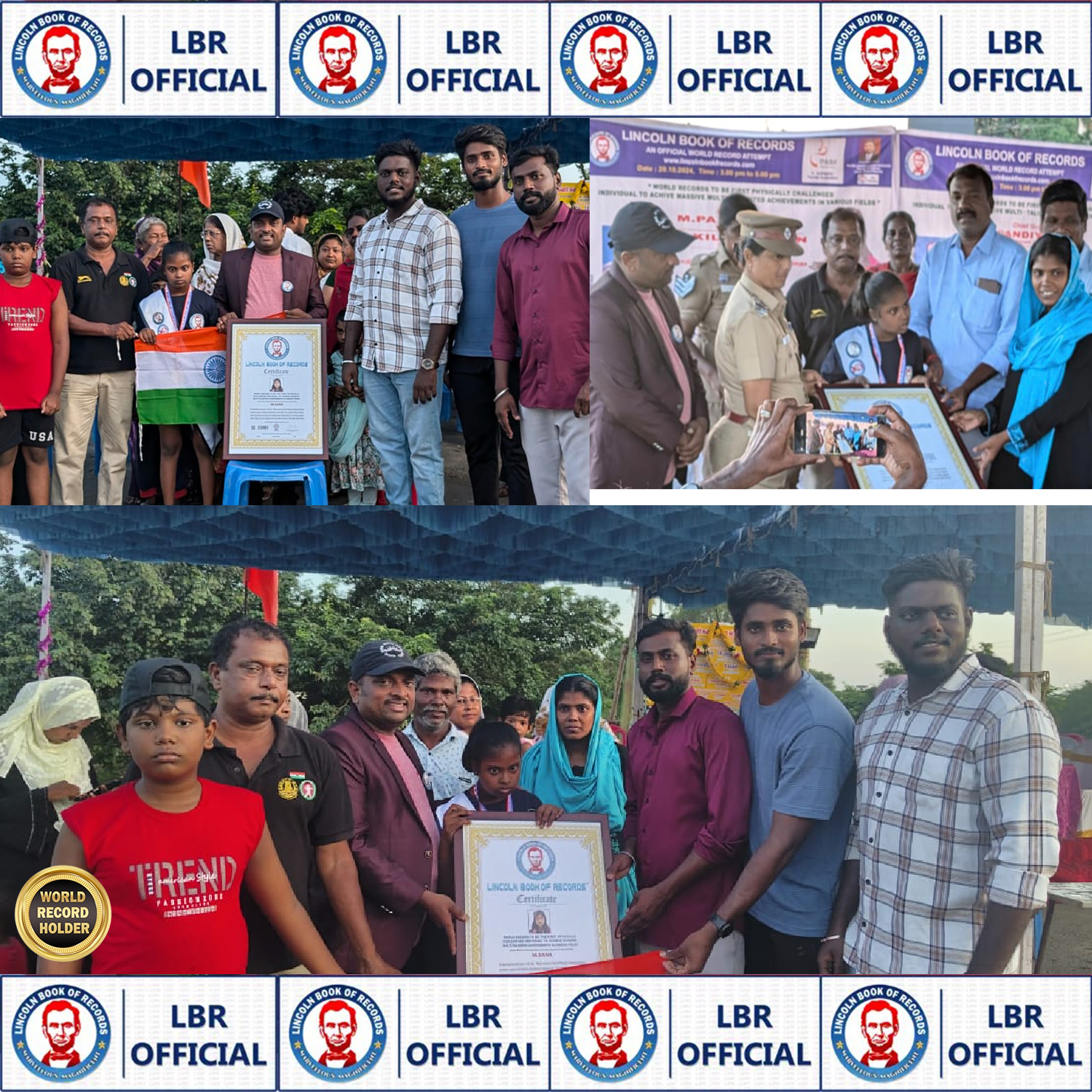 RECOREWORLD RECORD TO BE THE FIRST PHYSICALLY OF RECONCHALLENGED INDIVIDUAL TO ACHIEVE MASSIVE COFRECO OF RECYMULTI-TALENTED ACHIEVEMENTS IN VARIOUS FIELDS